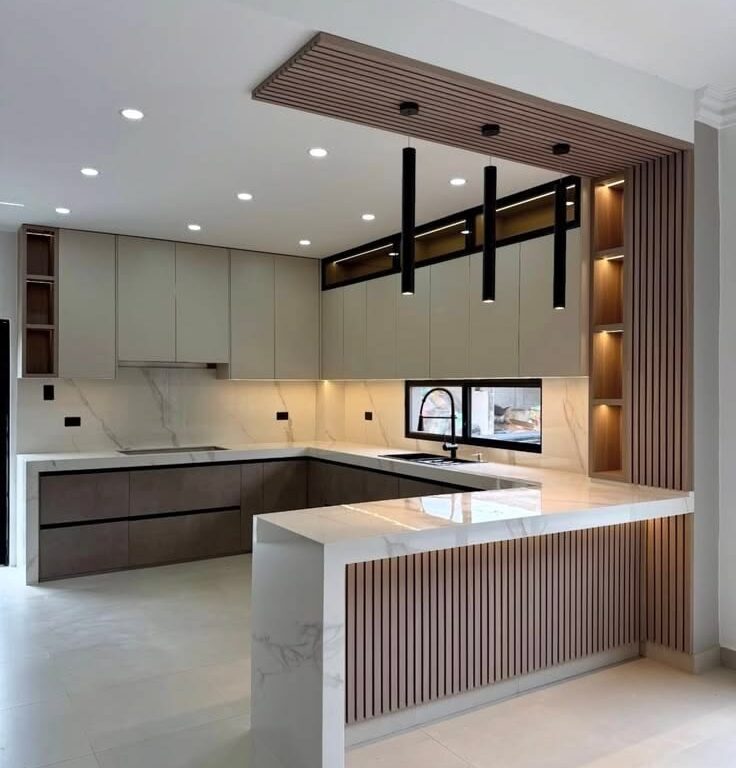 modern kitchen color ideas white beige