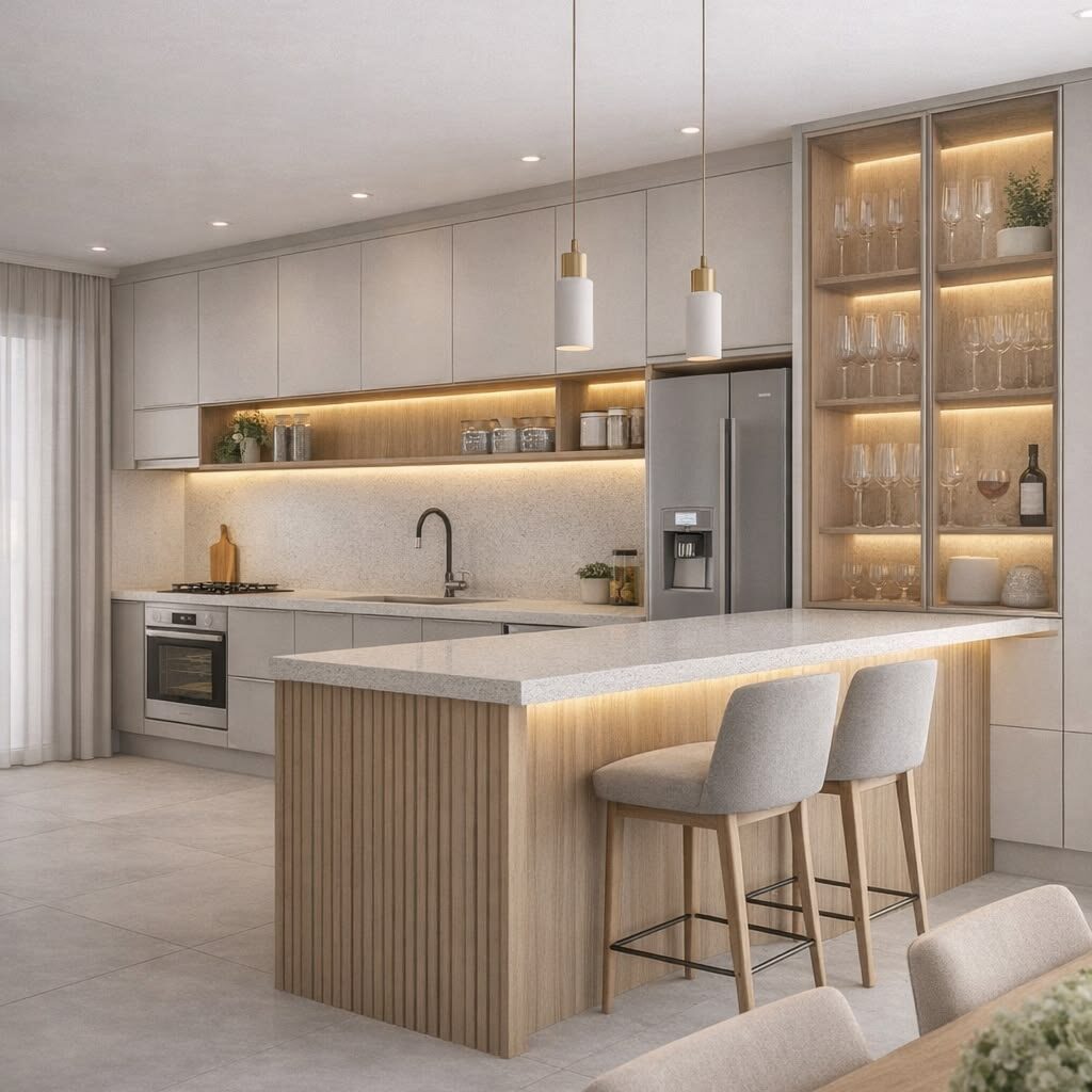 small modular kitchen design India